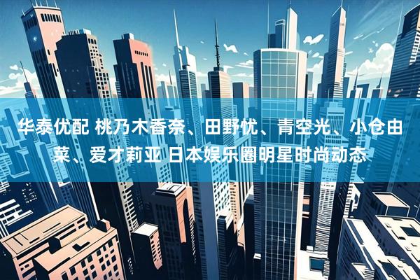 华泰优配 桃乃木香奈、田野忧、青空光、小仓由菜、爱才莉亚 日本娱乐圈明星时尚动态